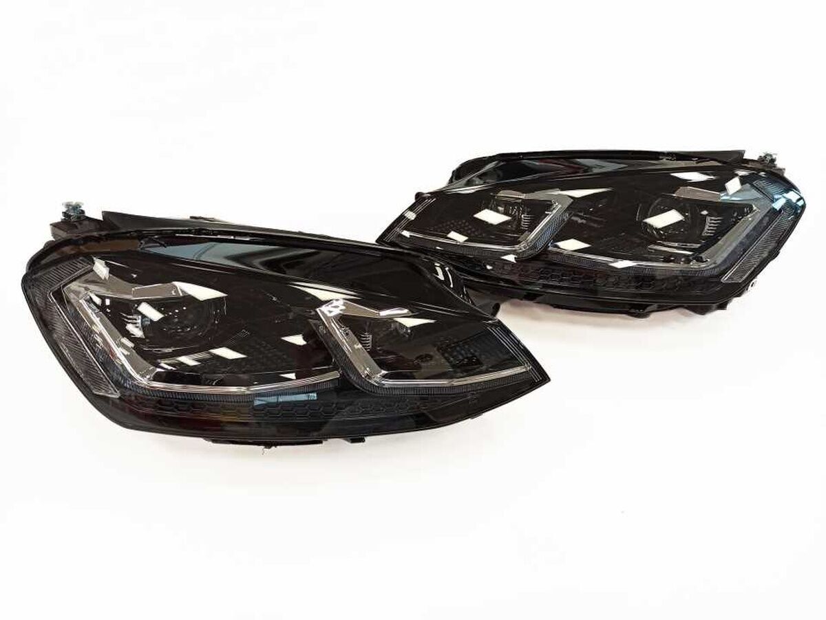 Volkswagen Golf 7 Uyumlu Yedek Parça J Led Far (7.5 Facelift) Full Led