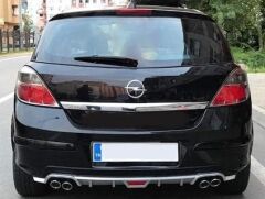 Opel Astra H Uyumlu Üniversal Arka Tampon Difüzör