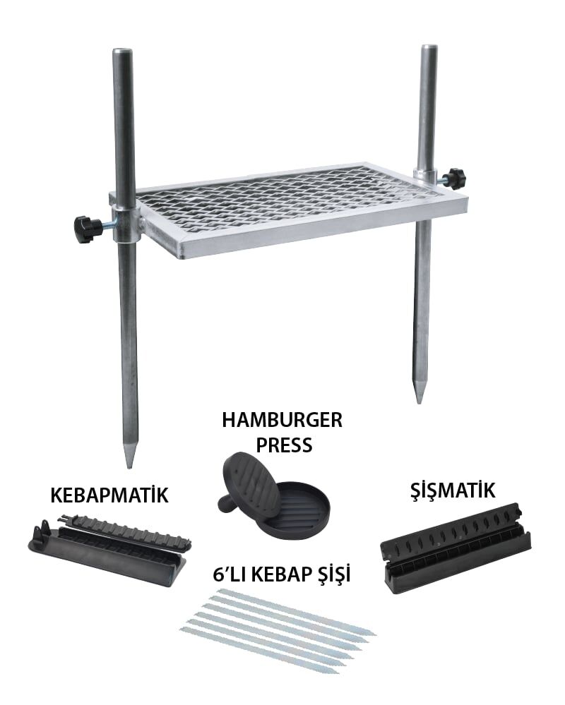 Yükseklik Ayarlı Izgara Küçük Set