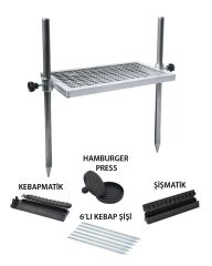 Yükseklik Ayarlı Izgara Küçük Set