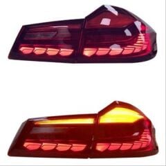 Bmw 5 Serisi G30 Uyumlu Yedek Parça Dragon Led Stop - Kırmızı