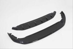Volkswagen Golf 8 Uyumlu  Piano Black Ön Lip  (Parlak Siyah) (Style-Life-İmpression Tampon İçin)