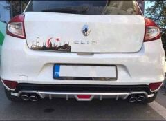 Renault Clio 3 Uyumlu Üniversal Arka Tampon Difüzör