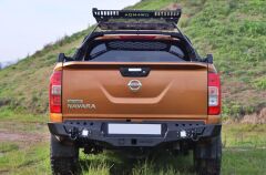 Nissan Navara 2010-2021 Off Road Uyumlu Yedek Parça Arka Tampon Koruma AQM4WD S20