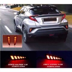Toyota C-HR 2016-2019 Uyumlu Arka Sis Ledi Hareketli Sinyal