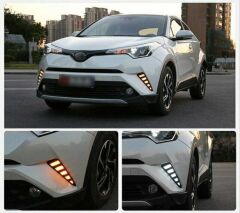 Toyota C-HR 2016-2019 Uyumlu Ön Sis Ledi Hareketli Sinyal