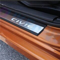 Honda Civic Uyumlu 2017 Fc5 Kırmızı Işıklı Kapı Eşiği