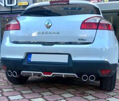 Renault Megane 3 Uyumlu Üniversal Arka Tampon Difüzör