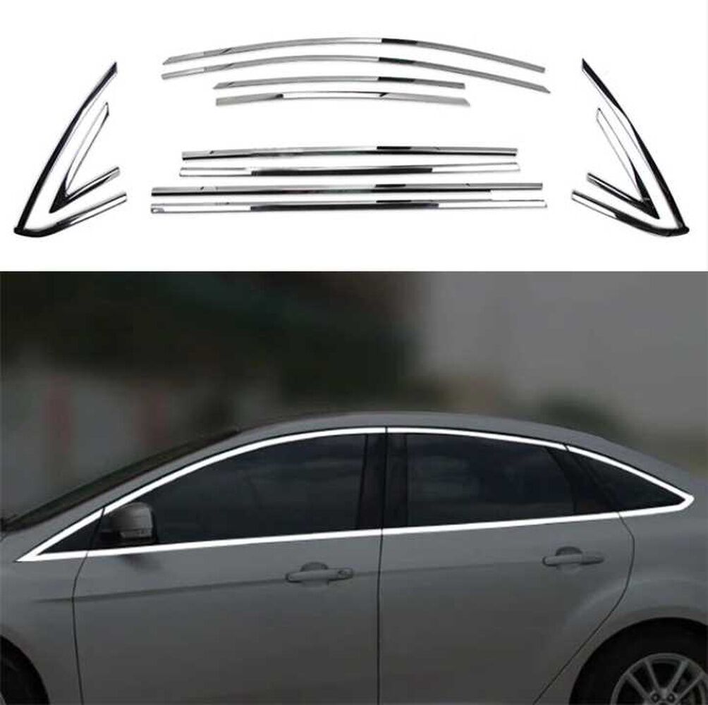 Ford Focus Uyumlu 2012-2018 Sedan Cam Çıta Nikelajı