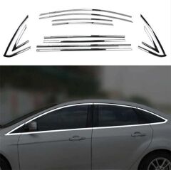 Ford Focus Uyumlu Yedek Parça 2012-2018 Sedan Cam Çıta Nikelajı