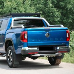 Mercedes X-Class 2017+ Uyumlu Off Road Titanic Plus Arka Koruma Demiri Krom AQM4WD PAK25