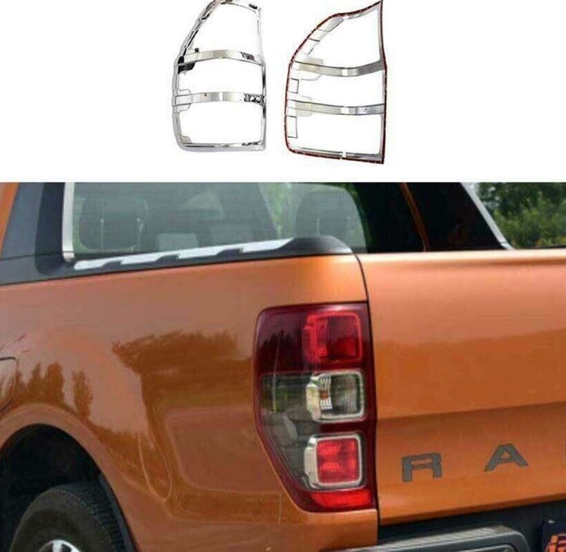Ford Ranger Uyumlu 2016 Sonrası Arka Stop Kaplama Abs Krom