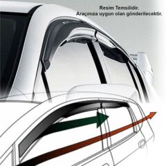 Mercedes W210 1995-2002 Uyumlu Sport Style Cam Rüzgarlığı