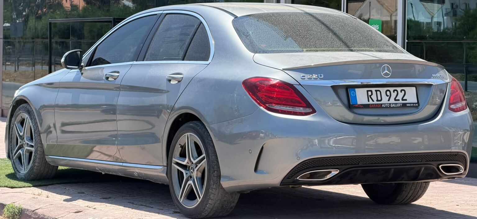 Mercedes W205 C Serisi Amg Görünüm Arka Tampon & Egzoz Uçları