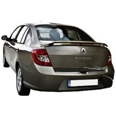 Renault Clio Symbol 2008 - 2012 Uyumlu Yedek Parça Talia Ayaklı Işıklı Spoiler Boyalı