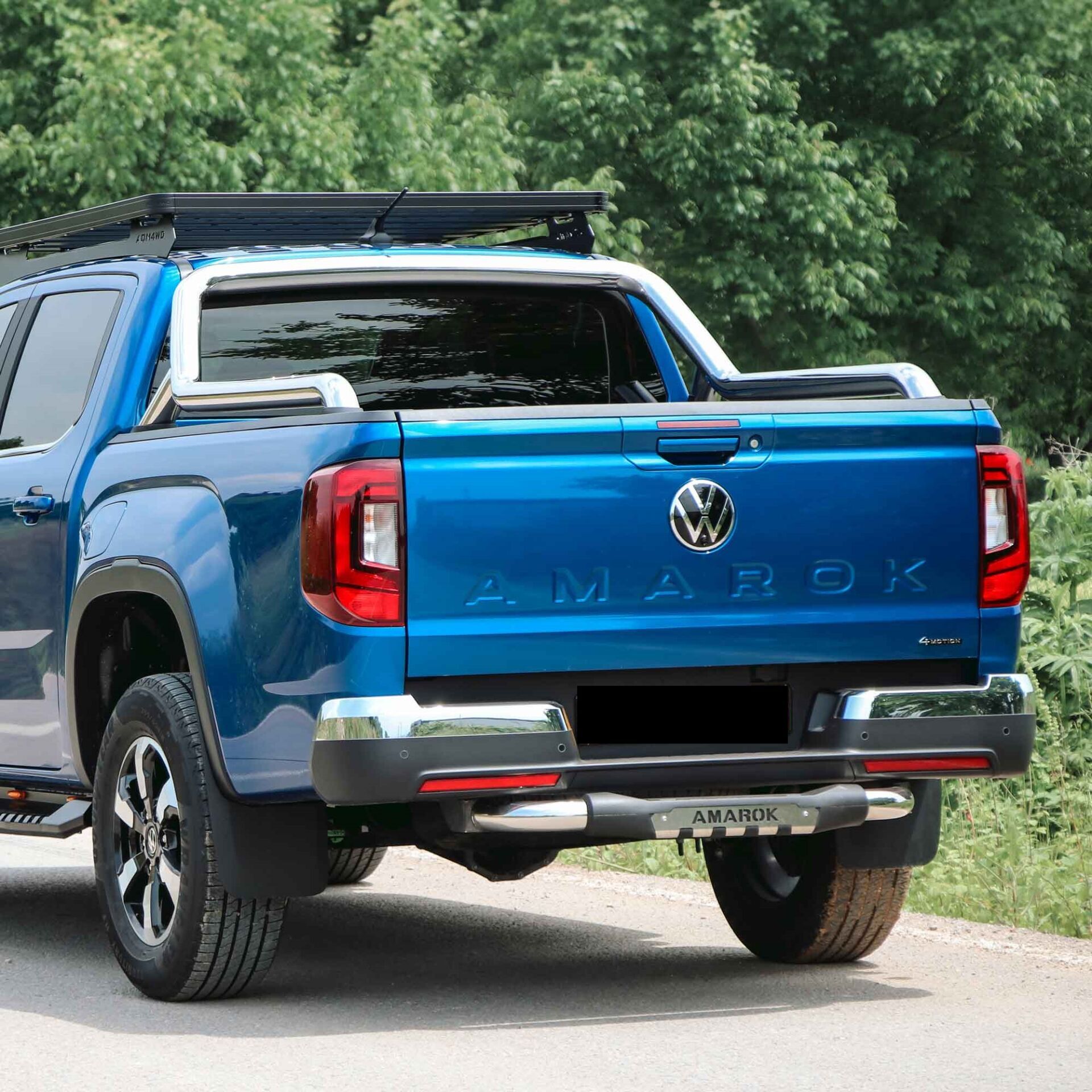 Volkswagen Amarok 2010-2017 Uyumlu Yedek Parça İçin Off Road Titanic Plus Arka Koruma Demiri Krom AQM4WD PAK25