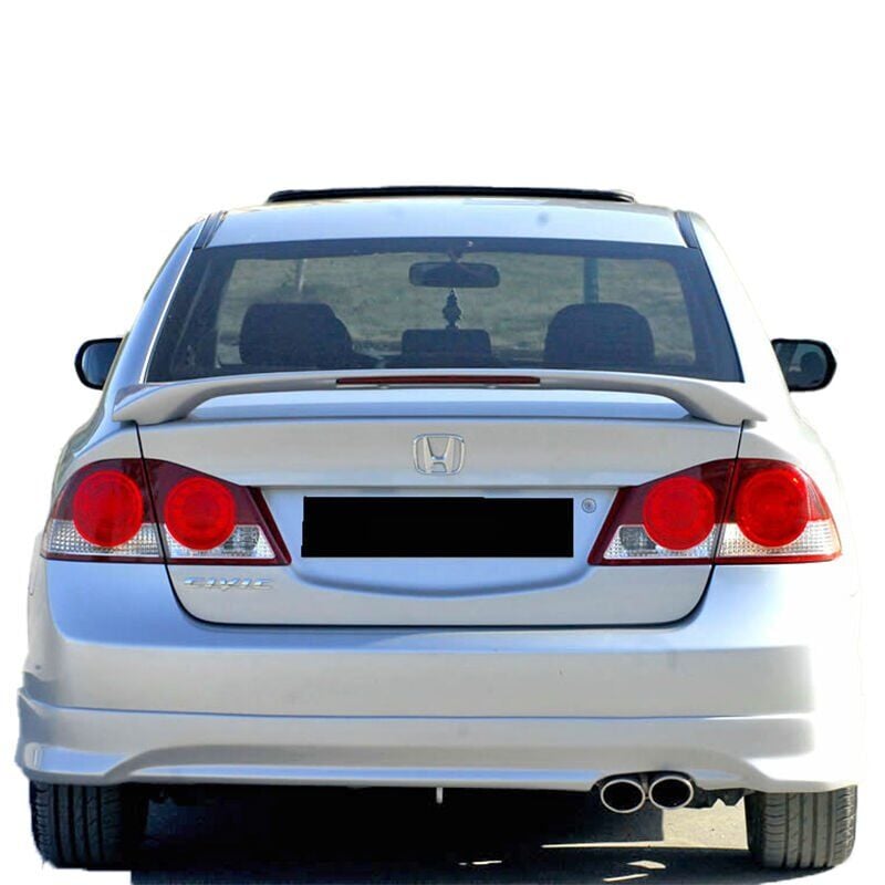 Honda Fd6 Uyumlu Yedek Parça Işıklı Spoiler Boyalı Fiber