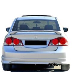 Honda Fd6 Uyumlu  Işıklı Spoiler Boyalı Fiber