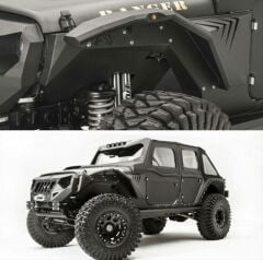 Wrangler JK 2007-2017 İçin Uyumlu Armor Çamurluk Kabartma Seti (Dodik) (Sağ)
