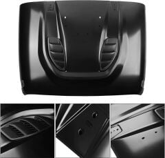 Wrangler Jk 2007-2017 İçin Uyumlu 10. Yıl Kaput (Saç)