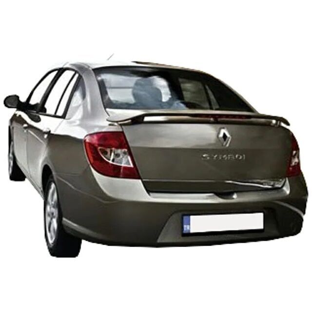 Renault Yeni Symbol Yeni Kasa Uyumlu Yedek Parça Işıklı Spoiler Boyalı