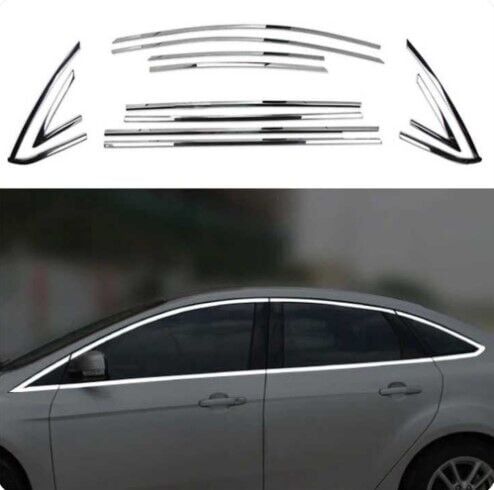 Ford Focus  Uyumlu Yedek Parça  Sedan 2011-2018 Cam Çıta Nikelajı