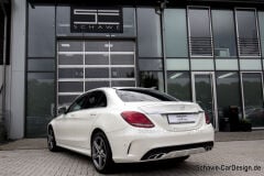 Mercedes C W205 Uyumlu 2014-2019 Piano Black Spoiler