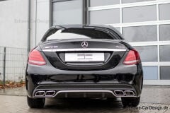Mercedes C W205 Uyumlu 2014-2019 Piano Black Spoiler