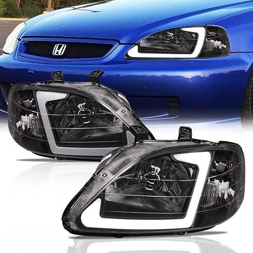 Honda Civic 1999-2000 Led’li Jdm Far
