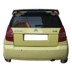 Citroen C2 Uyumlu Yedek Parça  Küçük DTM Spoiler Boyalı