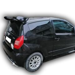 Citroen C2 Uyumlu Yedek Parça  Büyük DTM Spoiler Boyalı