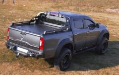 Mercedes X Class Uyumlu Yedek Parça Sepetsiz Ledli Roll Bar AQM4WD X10