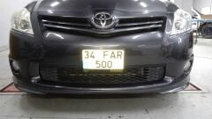 Toyota Auris 2010-2015 Uyumlu Yedek Parça Ön Ek Fiber Boyalı