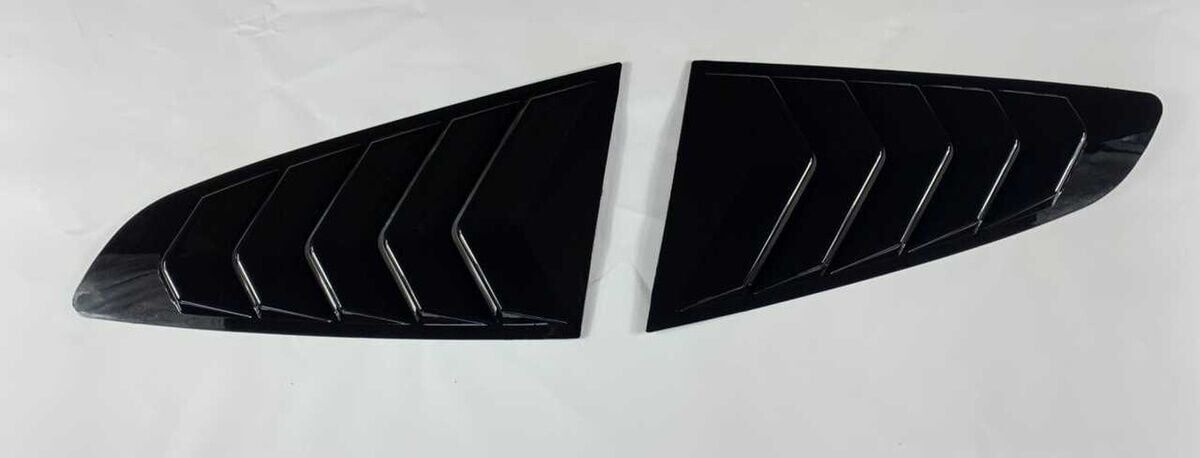 Ford Mustang  Uyumlu  2015-2020 Kelebek Cam Kaplama - Piano Black