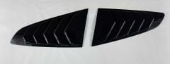 Ford Mustang  Uyumlu  2015-2020 Kelebek Cam Kaplama - Piano Black