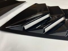 Ford Mustang  Uyumlu  2015-2020 Kelebek Cam Kaplama - Piano Black
