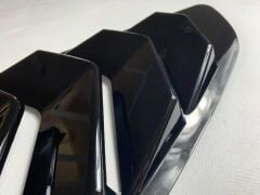 Ford Mustang  Uyumlu Yedek Parça  2015-2020 Kelebek Cam Kaplama - Piano Black