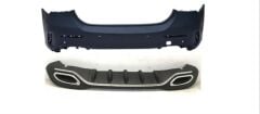 Mercedes W117 Cla Serisi Uyumlu Oem Amg Arka Tampon&Egzoz