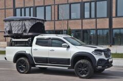 Mercedes X-Class 2017 Uyumlu Yedek Parça Çadır Altı Taşıma Roll Bar AQM4WD S75