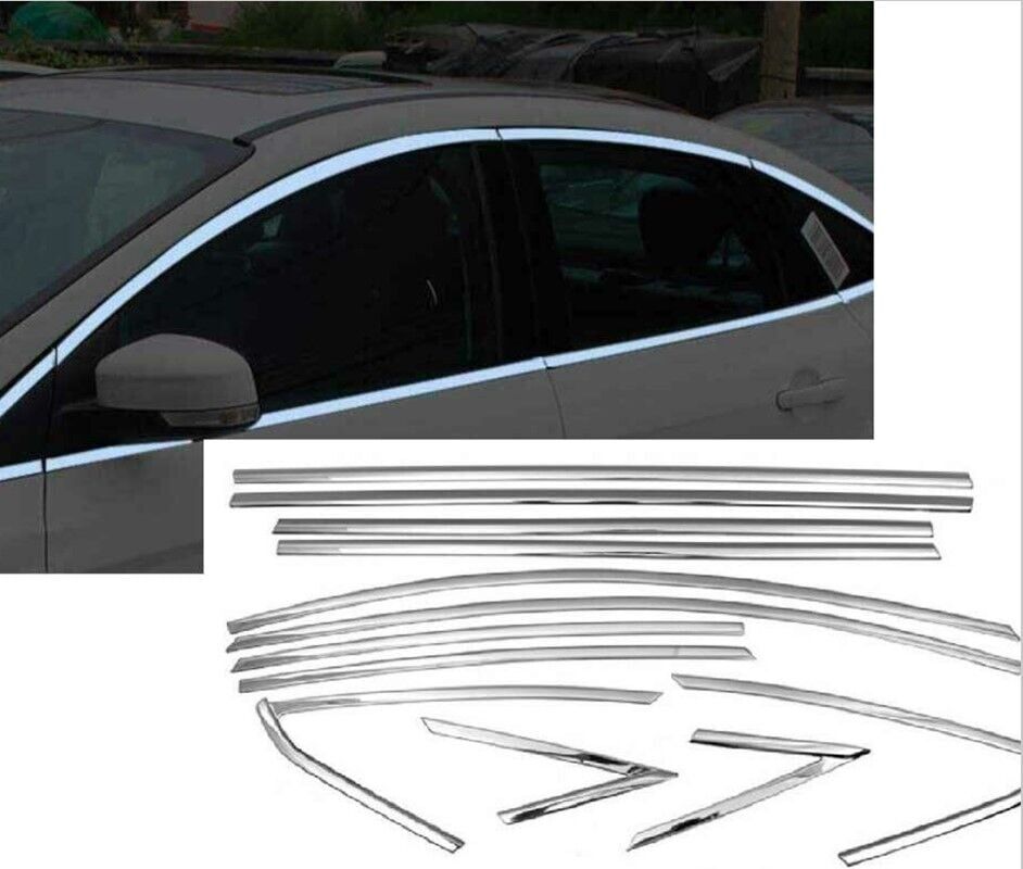Ford Focus Uyumlu Sedan 2005-2010  Uyumlu Cam Çıtası Krom
