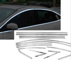 Ford Focus Uyumlu Sedan 2005-2010  Uyumlu Cam Çıtası Krom