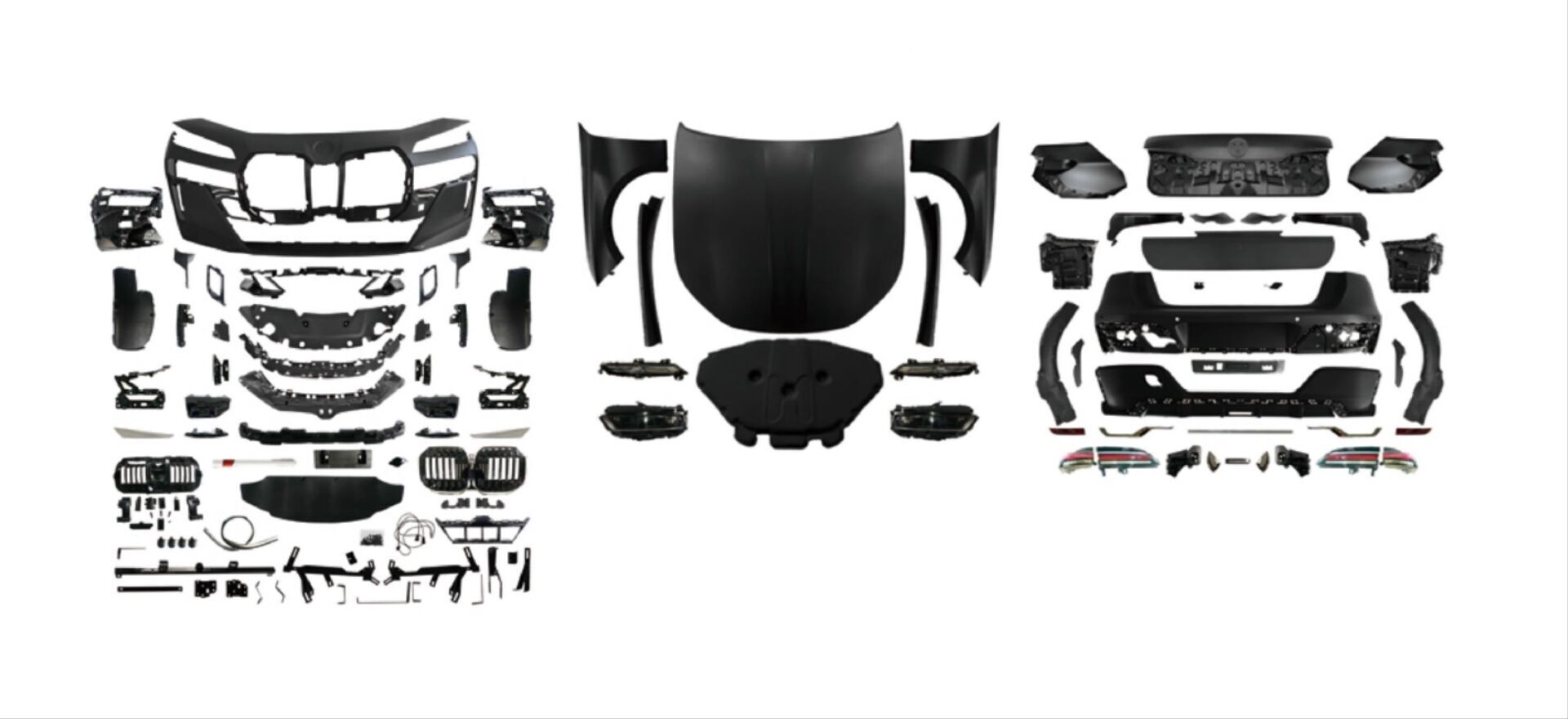 Bmw 7 Serisi için Uyumlu Yedek Parça F01/F02 Upgrade G70 Facelift Body Kit