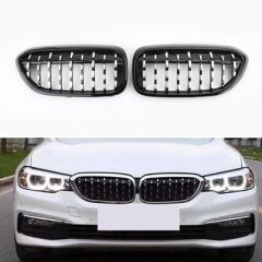 Bmw G30 2017+ Diamond Böbrek Panjur Piano Black