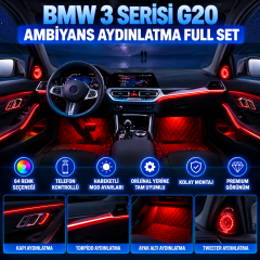 Bmw 3 Serisi G20 Ambiyans Aydınlatma Full Set