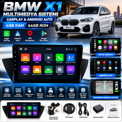 BMW X1 MULTİMEDYA CARPLAY-AND AUTO 4+64GB