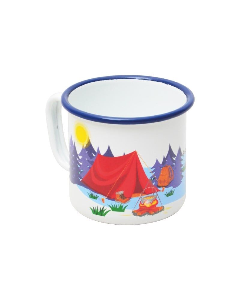 Campout Emaye Kupa Beyaz Çadır