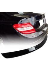 Mercedes W204 2007-2014 C Serisi Uyumlu Amg Spoiler - Piano Black (Parlak Siyah)