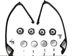 BWM X1 Series F48,F49 Araç Yılları 2015+ 10 Renk Işık 8 Li Set Tweeter içinde Işıklı kapak