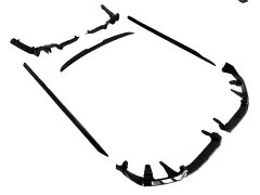 5 SERİSİ 2023+ G60 İÇİN AERO KIT (PIANO BLACK)