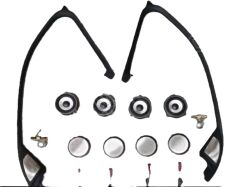 BWM 3 Series F30,F31,34,F35 Araç Yılları 2011-2019 8 Lİ Set 10 Renk Işık Tweeter içinde